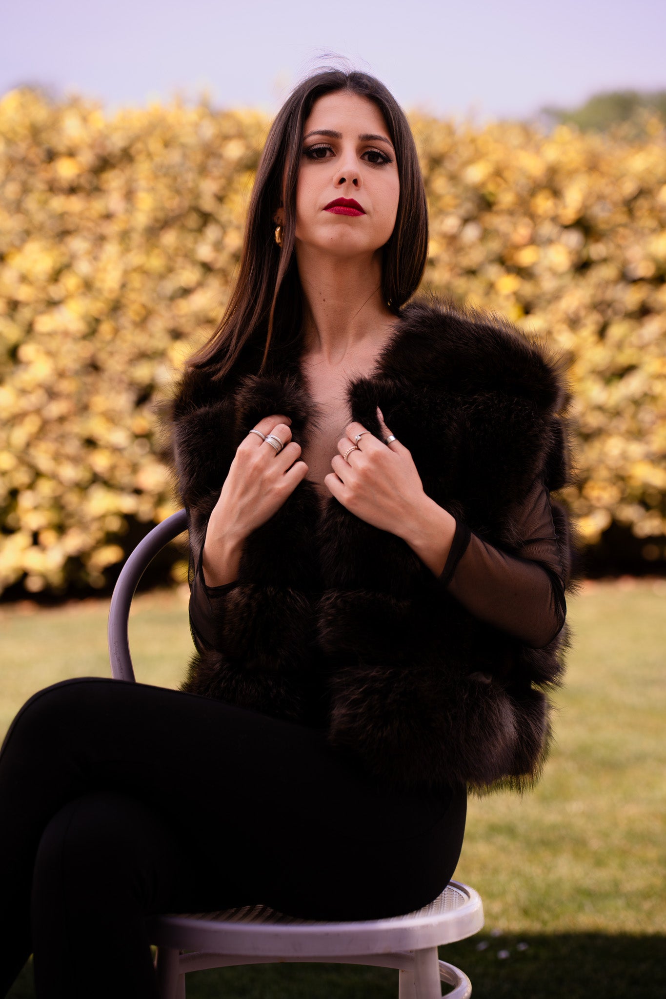 Gilet di Marmotta Naturale - Pellicceria Stephanie