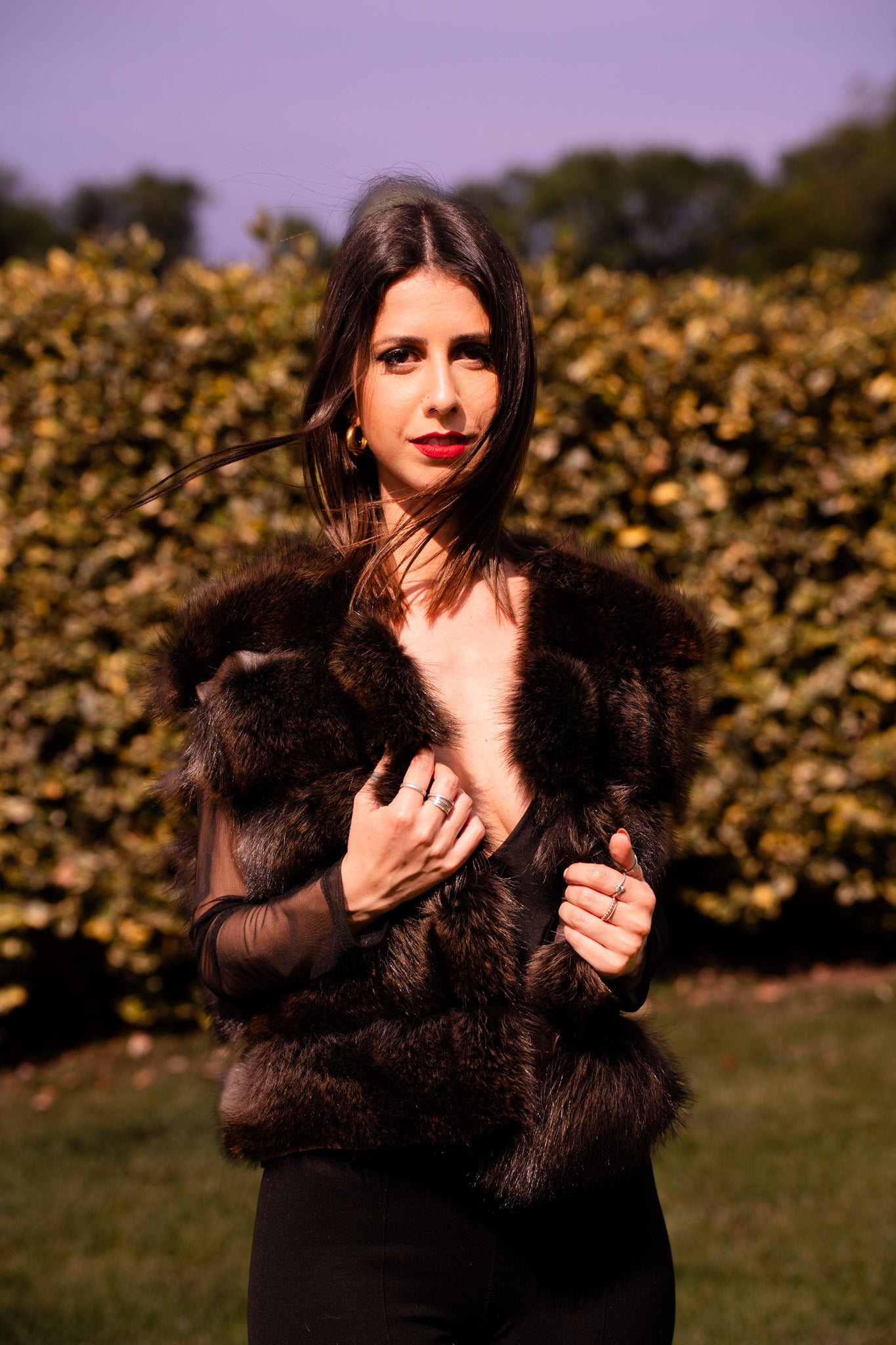 Gilet di Marmotta Naturale - Pellicceria Stephanie