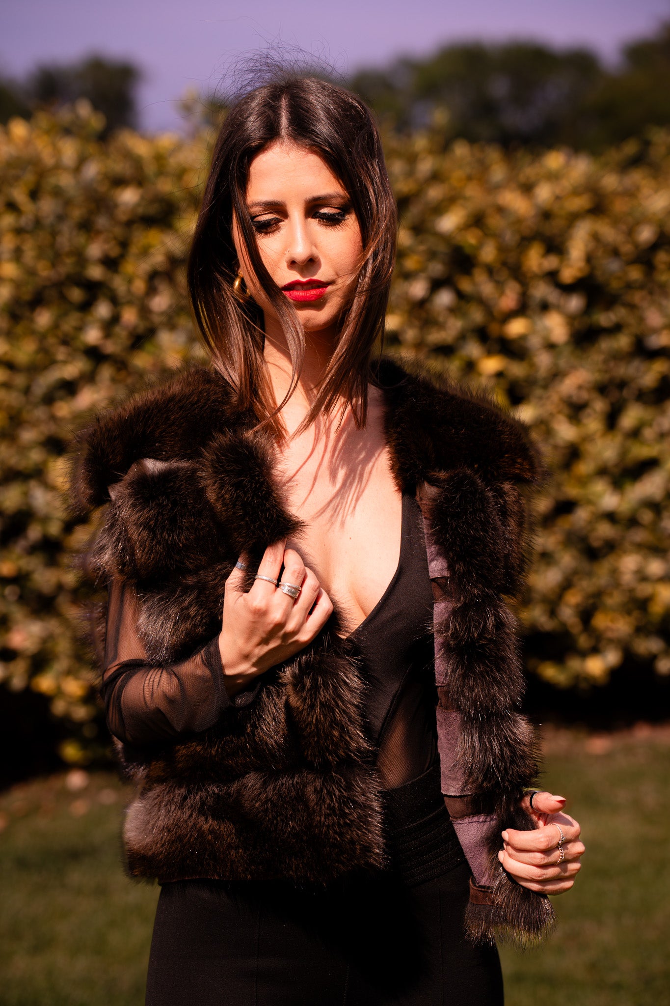 Gilet di Marmotta Naturale - Pellicceria Stephanie