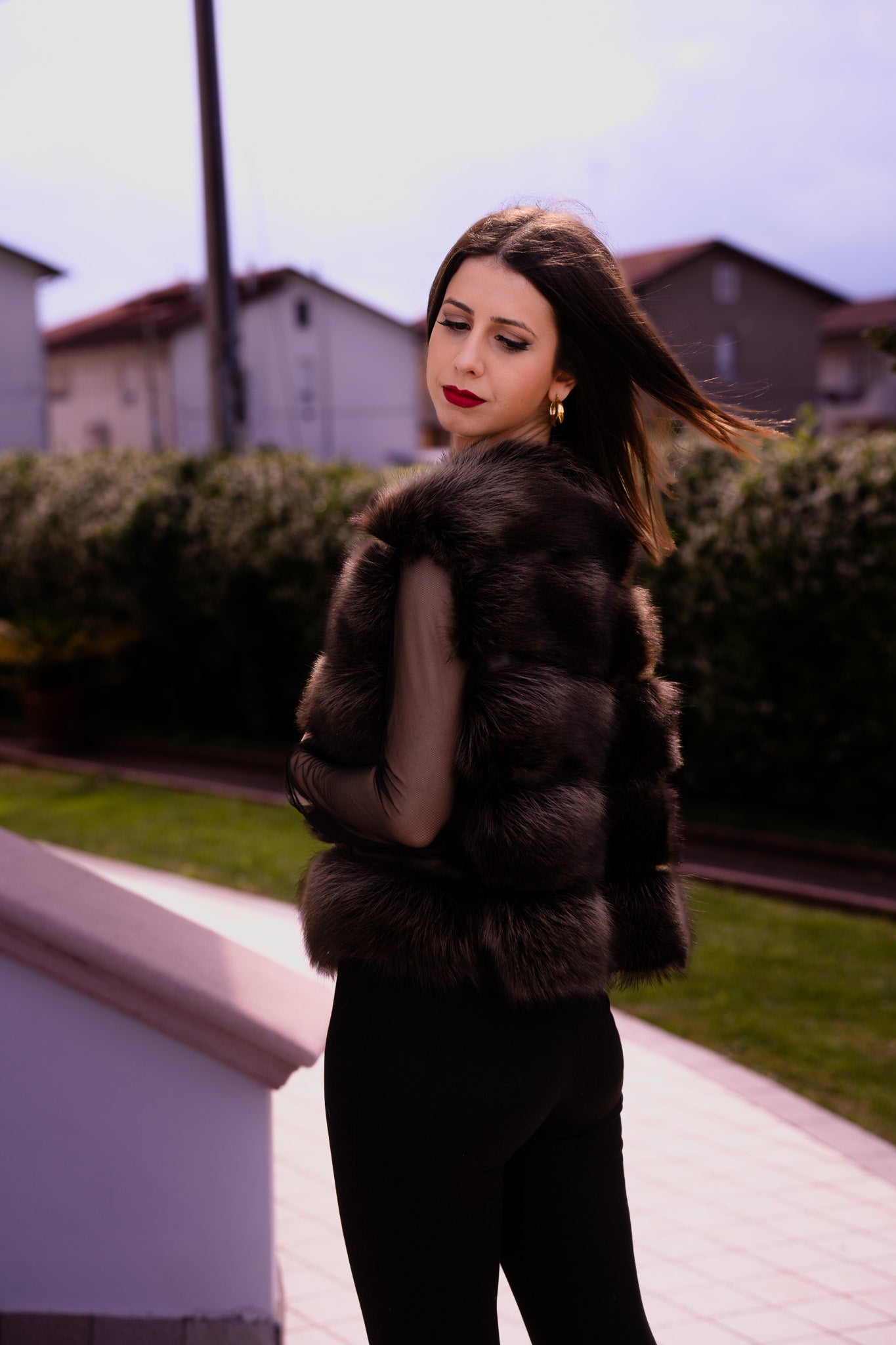 Gilet di Marmotta Naturale - Pellicceria Stephanie