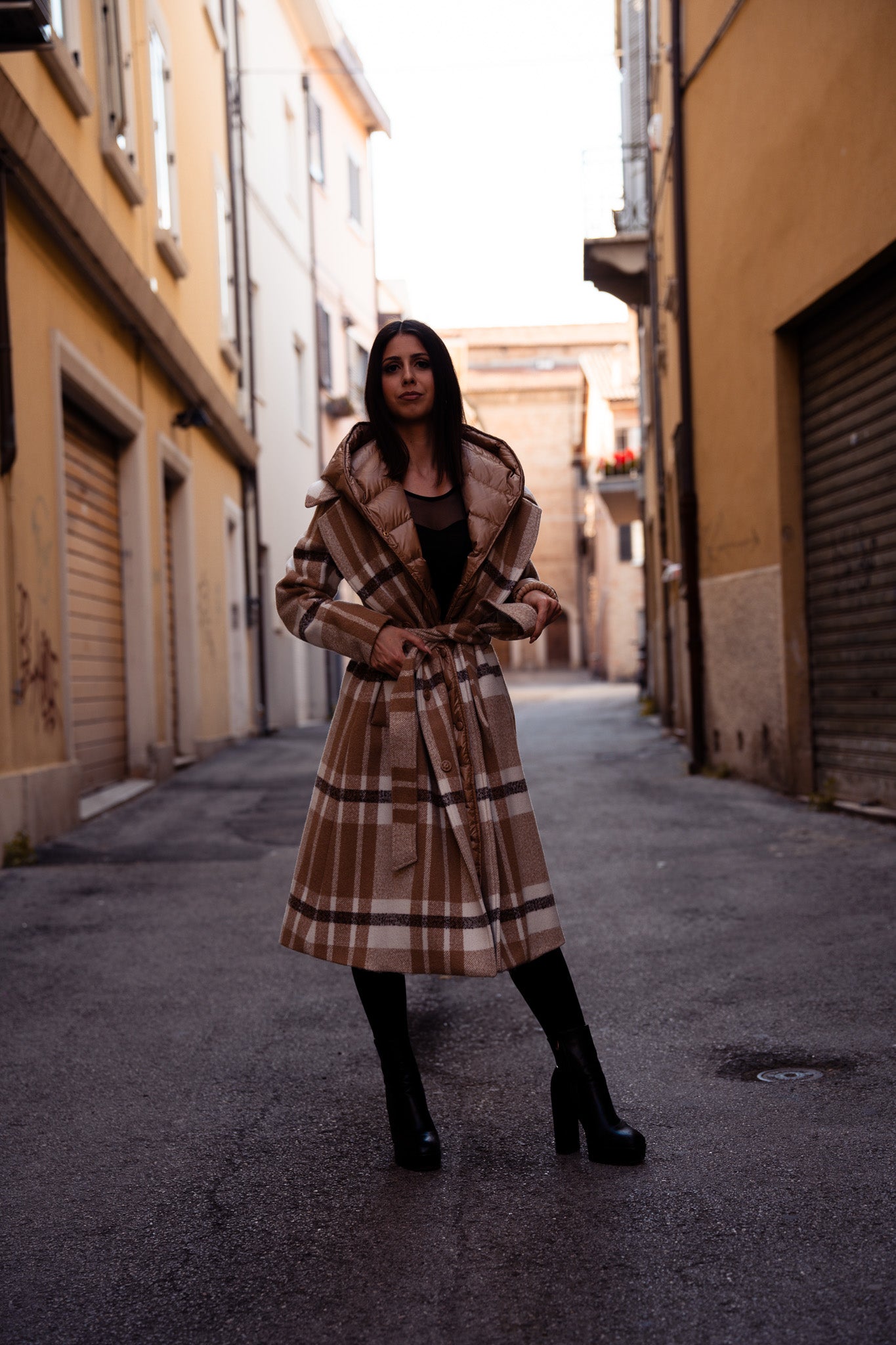 Cappotto Lungo Scozzese