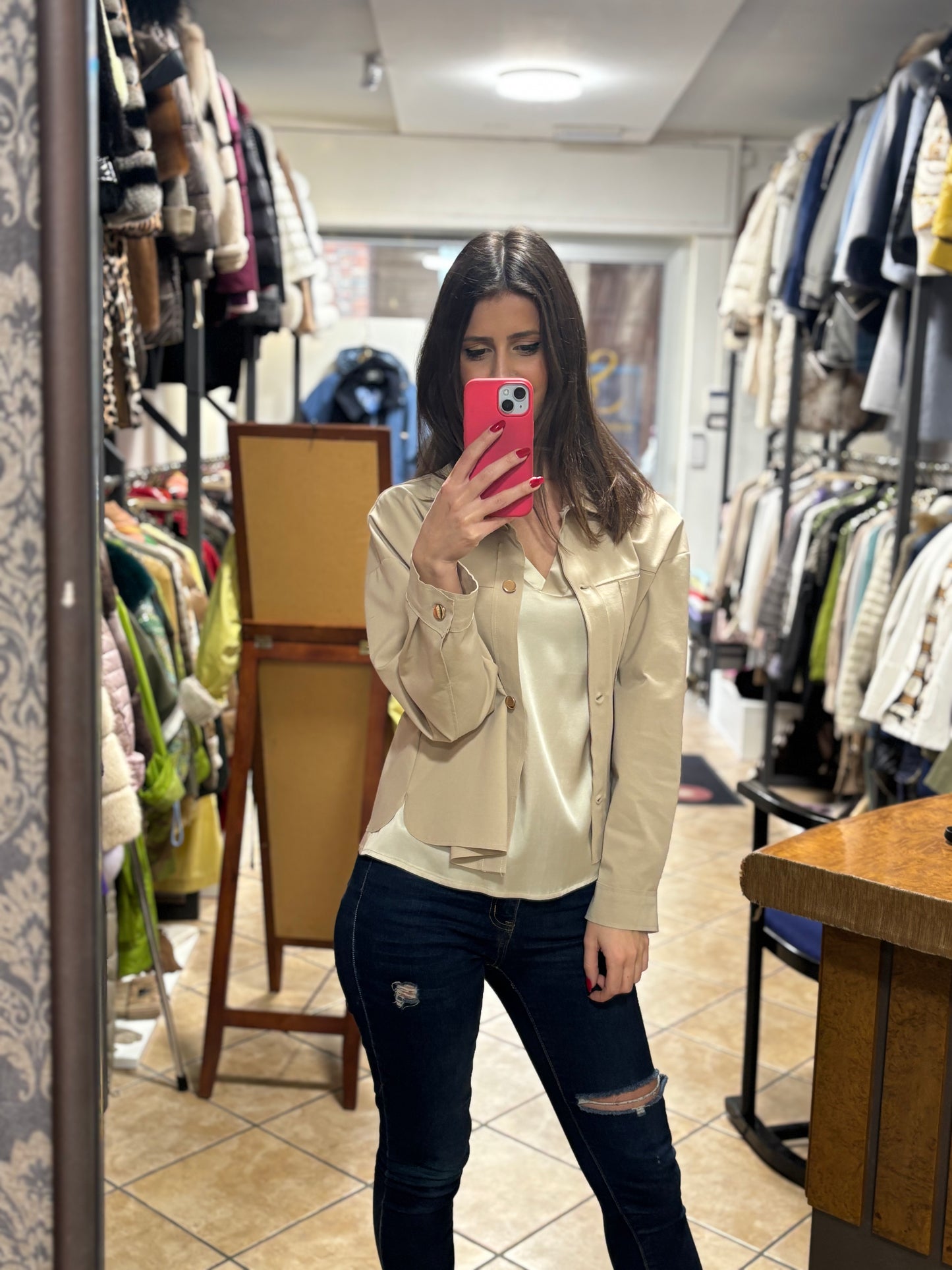 Giacca Beige - Pellicceria Stephanie