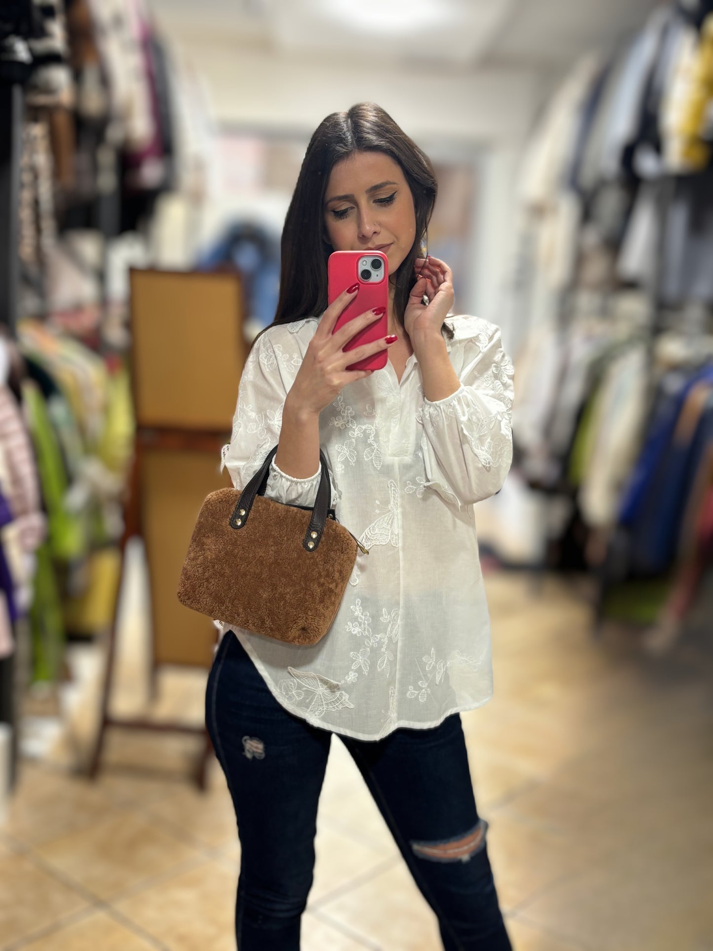 Borsa in montone Cleo - Pellicceria Stephanie