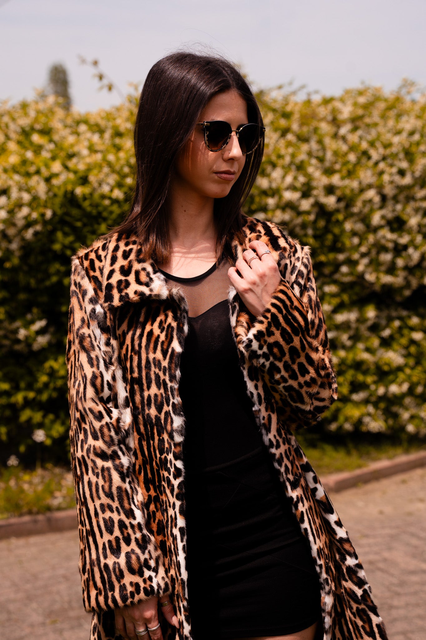 Cappotto leopardato