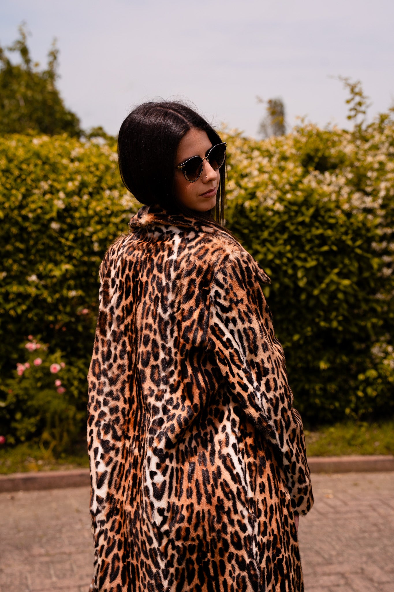 Cappotto leopardato