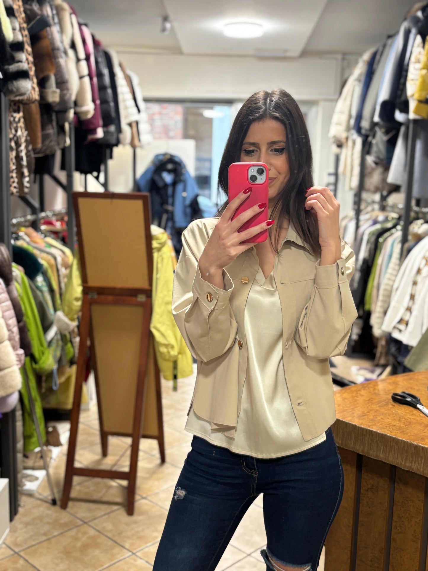 Giacca Beige - Pellicceria Stephanie